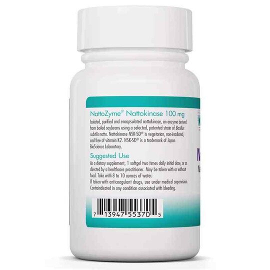 NattoZyme Nattokinase 100 Mg, NTC